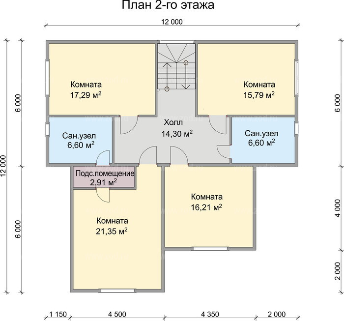 План 2 этажа